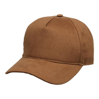 Gorra de 5 Paneles de Lona de Algodón Personalizada OEM, Color Liso, con Contraste de Color, Unisex, Ajustable, para las Cuatro Estaciones, Nueva, Venta al Por Mayor