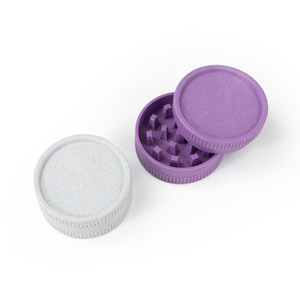 RTS Moderno Molinillo de Plástico de Dos Capas de 55mm de Diámetro Biodegradable con Logotipo Personalizado al por Mayor Encendedores y Accesorios para Fumar - Product Image 3