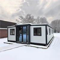 Maison Conteneur Préfabriquée Moderne de Luxe 20ft 40ft Portable Personnalisée en Acier Léger Double Étage pour Hôtel en Alliage d'Aluminium