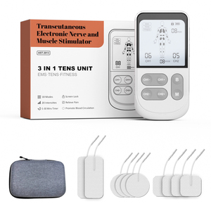 Unidad TENS 3 en 1, Estimulador Muscular de Doble Canal, Máquina EMS Portátil Recargable, Terapia para Espalda y Cuello, Recuperación Muscular - Product Image 6