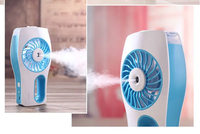 Mini ventilateur portatif usb de brumisation d'air frais refroidisseur de glace avec humidificateur support de brouillard mini ventilateur de pulvérisation d'eau ventilateur de support d'humidificateur