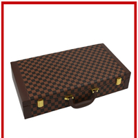 Mahjong américain de luxe personnalisé avec boîte en cuir, ensemble de 166 pièces avec pions de mahjong