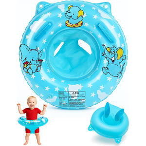 Siège flottant gonflable pour bébé à motif de dessin animé en PVC, conforme aux normes UE/USA - Product Image 1