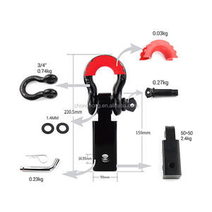 <span class=keywords><strong>Prix</strong></span> usine G209 Manille Vente Chaude Manille Robuste avec Manchon En Caoutchouc 4.75T 3/4 "Noir Peint Vis Pin Arc Manille - Product Image 5