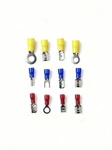 Kit de connecteurs à sertir isolés thermorétractables en PVC, bornes en laiton, cosses à fourche, cosses à anneau, cosses de câble étanches pour l'automobile - Product Image 3