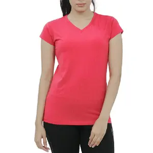 New Design O Neck OEM Custom Short Sleeve Plus Size Wholesale Cheap Price Girls T Shirt Plain Dyed Export From Bangladesh