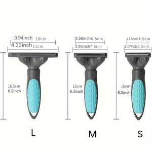 Un peigne à double usage Ustensiles de toilettage Peigne d'épilation pour animaux de compagnie Float Hair Removal Slicker Brush Pet Sharding Tool - Product Image 3
