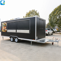 Camions de restauration mobiles entièrement équipés, remorques de traiteur, chariots de bière, de crème glacée et de café pour l'extérieur, remorques alimentaires entièrement équipées