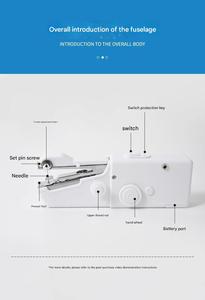 Máquina de Coser Portátil, Rápida y Práctica, Inalámbrica, para Coser Ropa, Mini Máquina de Coser de Mano - Product Image 4