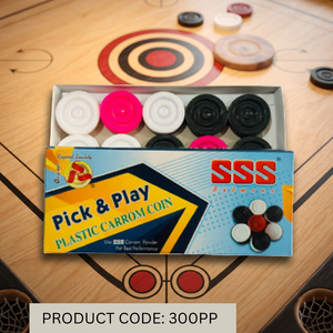 Plastic Comfortable Carrom Coins Indoor Sports <b>Game</b> Pieces White Black Red Disc Set <b>Small</b> Size Carrom Practice - Product Image 1