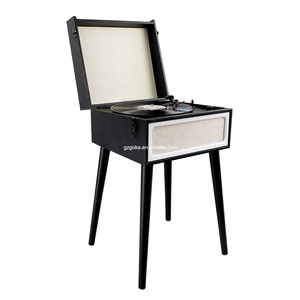 Nhà Máy Cung Cấp Chất Lượng Âm Thanh Tuyệt Vời Turntable Máy Nghe Nhạc Ghi Vinyl Máy Nghe Nhạc Vali Gramaphone Với 4 Chân Phong Cách - Product Image 3