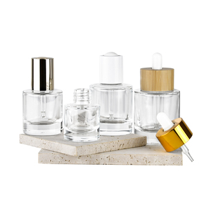 Botellas de Vidrio para Suero de 1oz/30ml/50ml con Botón de Presión y Hombro Plano, Botella con <span class=keywords><strong>Gotero</strong></span> para Aceites Esenciales con Tapa Giratoria Automática - Product Image 5