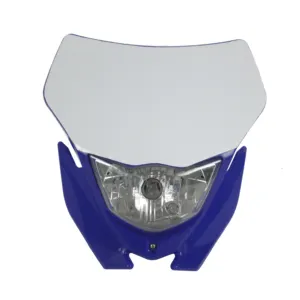 Lampu depan Motocross H4, peralatan olahraga ganda 12V 35W untuk Yamaha WRF250/400/426/450 YZ TTR WR XT MX Enduro