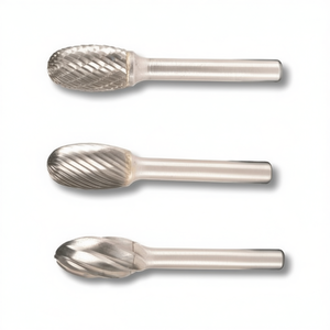 Fraise rotative ovale en carbure Ttake, diamètre 6,3 mm, longueur 12,7 mm, tige de 3 mm pour machines-outils - Product Image 2