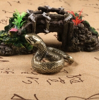 Statue de Serpent du Zodiaque en Laiton en Gros, Décorations de Serpent en Alliage de Cuivre.