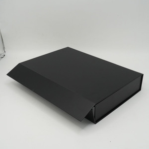 Caja de regalo de cartón negro de MOQ bajo Tapa de cierre magnético <span class=keywords><strong>Precio</strong></span> barato Caja rígida Crema facial Polvo suelto Crema para ojos Limpiador facial - Product Image 2