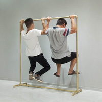 Porte-chaussures et porte-manteaux mural détachable à un seul niveau, support en métal, organisateur de vêtements pour le séchage du couloir du salon