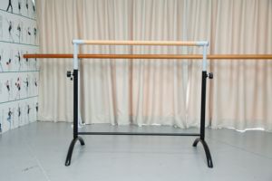 Équipement sportif LDK Nouveauté <span class=keywords><strong>Barre</strong></span> de danse <span class=keywords><strong>portable</strong></span> en bois réglable en hauteur pour les jambes - Product Image 5