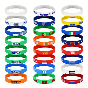Factory Wholesale Custom logo Printing Rubber Bracelet <b>Promotional</b> Blank Debossed Embossed Silicone <b>Wristband</b> - Product Image 5