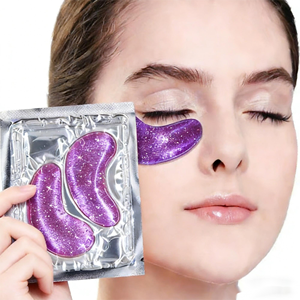 Patchs pour les yeux en silicone raffermissant en gros, tranches fines, hydratants, réduisant les rides des yeux, collagène, correcteur, rose - Product Image 1