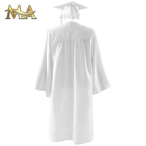 Toga de Graduación Unisex para Adultos, Túnica Mate o de Coro para Iglesia, Túnica de Juez, Disfraz Blanco Puro - Product Image 2