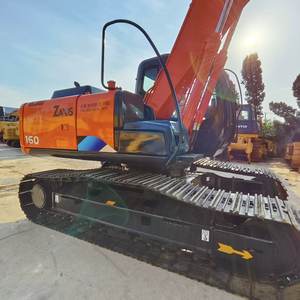 Excavatrice Hitachi ZX160 d'occasion, godet de 0,6 m³, poids opérationnel de 16 tonnes, moteur PLC d'origine, en excellent état de fonctionnement, en promotion. - Product Image 1