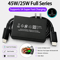 Câble USB C de charge super rapide 45W 5A pour Samsung S23 Note20 - Câble de données en cuivre pur TPE 1,8 m