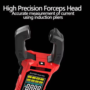 Pinza Amperimétrica Digital Multímetro de Corriente CA Amperímetro Probador de Voltaje para Auto Amp Hz Capacitancia NCV Pinza Amperimétrica Digital Inteligente - Product Image 4