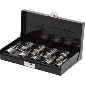 KS เครื่องมือ-918.1330 1/2 ''ชุดซ็อกเก็ตมือโครเมียมบวกบิตหกเหลี่ยม4-17มม. สั้น (9ชิ้น)-1/2ซ็อกเก็ตมือ4042146359549ีน" - Product Image 1