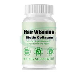 Complément alimentaire beauté ASAP OEM Vitamines pour cheveux Biotine Kératine Hydrolysée avec Collagène pour l'éclat de la peau en capsules - Product Image 2