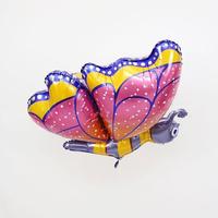 Vente en gros Jouet d'été pour bébé Ballon coloré personnalisé 3d papillon libellule feuille d'aluminium dessin animé Ballons joyeux anniversaire