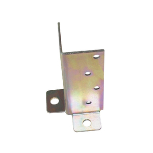 Simpson Strong-Tie PPJL Soportes de poste de esquina en forma de L de acero chapado en zinc amarillo, 45-60mm (10 uds) - Product Image 1