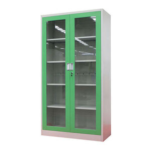 Armoire de remplissage d'étagère de bureau bon marché avec 2 portes en verre battantes Meuble De Rangement Pour <span class=keywords><strong>Burea</strong></span> - Product Image 3