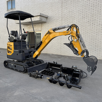 LIVRAISON GRATUITE Mini-excavatrice 1,8 tonne neuve pour ferme, pelle sur chenilles Euro 5 CE EPA Diesel, petite pelle pour travaux de terrassement, mini-benne sur chenilles