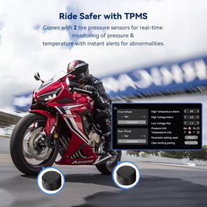 Sistema Inteligente para Motocicleta L-300, Linux CarPlay Android Auto TPMS, Pantalla IPS de 6.23 Pulgadas, Resistente al Agua IP67, Ajuste Universal - Product Image 3