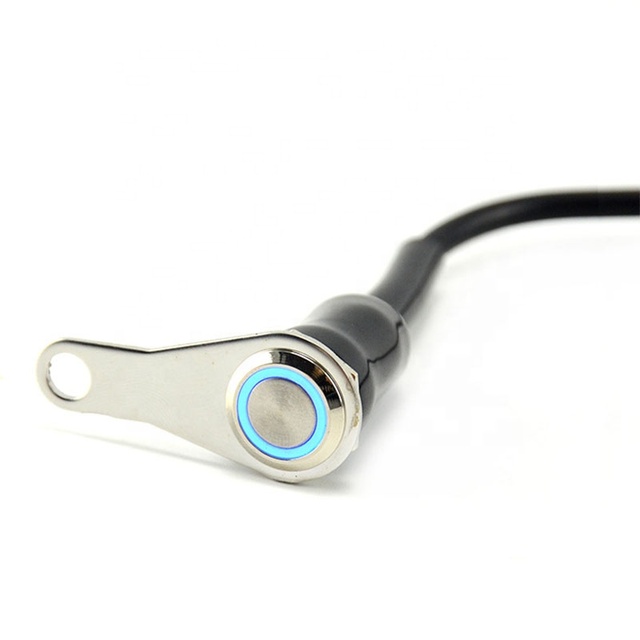Universal Stainless Steel Illuminated Switch Button Switch Motorcycle Handlebar Switch