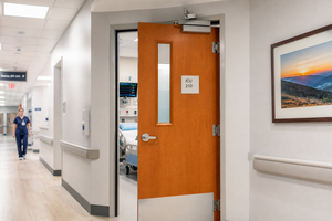 <span class=keywords><strong>Porte</strong></span> <span class=keywords><strong>de</strong></span> sécurité manuelle en acier ignifugée pour hôpital |   Revêtement en poudre <span class=keywords><strong>de</strong></span> qualité supérieure |   Entrée <span class=keywords><strong>de</strong></span> salle ignifugée |   Utilisation facile - Product Image 2