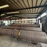 Équipement de séchage rotatif à tambour unique personnalisé à haute productivité avec moteur pour la fabrication de briquettes de biomasse, de charbon de bois et de charbon actif