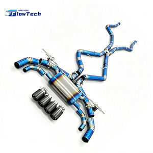 ระบบท่อไอเสียแคทแบคไทเทเนียมประสิทธิภาพสูงสำหรับ BMW F85 X5M S63 4.4T V8 พร้อมวาล์วควบคุมเสียงแบบติดตั้งโดยตรง พร้อมรีโมท - Product Image 4