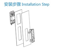 Cerradura digital con pantalla táctil para puerta corredera, chapa con código pin para el hogar y la Oficina
