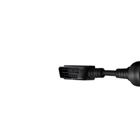 Durabilidad verde personalizada J 1939 Cables OBD OBD2 J1962 Adaptador de conector Lector de código Eld Arnés de cables