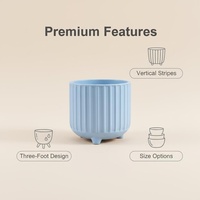 Pots de fleurs modernes et classiques, grands, durables, auto-arrosants, mignons, pour plantes d'intérieur/extérieur, avec trous de drainage, pour la maison - Vente chaude