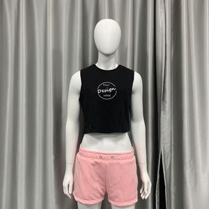 OEM ODM Custom Logo Silk Screen Printed Women's Sexy Soft Stretchy Loose Running Yoga Gym Crop <b>Top</b> Baby Tank <b>Top</b> <b>Feathers</b> Hollow - Product Image 5