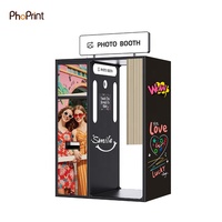 Phoprint – Barres de photomaton modulaires/démontables, Kiosque photo vintage, Machine de photomaton fermée