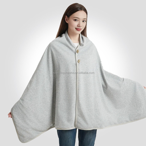 Blocco EMF Anti-radiazioni RFID schermatura scialle Unisex Casual lungo largo per la famiglia all'aperto grigio abbigliamento tradizionale cinese - Product Image 1