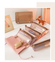 Trousse de Maquillage Quatre-en-Un BSCI Factory, Sac de Voyage Portable et Pochette de Rangement pour Cosmétiques