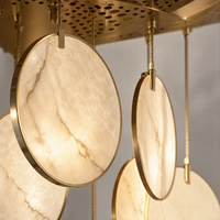 Lustre LED long moderne personnalisé Senfey avec hauteur réglable pour l'éclairage de grands projets tels que les atriums d'hôtels et les escaliers