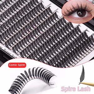 Custom Logo Manga Comic Spire Lash 0.07mm Soft Manga Wings <strong>Eyelash</strong> Premade Fan Grafting Soft Thin <strong>Flakes</strong> Lashes Extensions - Product Image 1