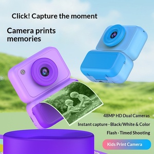 Renkli Y350 Çocuk Baskılı Fotoğraf Makinesi 2.4" Ekran Fotoğraf Video Kaydı Baskı Eğlenceli Müzik Oyunları MP3 Çocuk Oyuncak Hediyesi Anında Baskı Fotoğraf Makineleri - Product Image 2