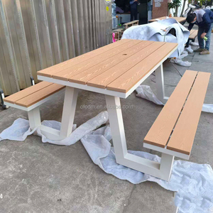 Modern Design Aluminum Frame Cafe Dining Set <b>Foldable</b> <b>Garden</b> Patio Furniture With Waterproof Armrest Chair and Outdoor <b>Table</b> HY- - Product Image 2